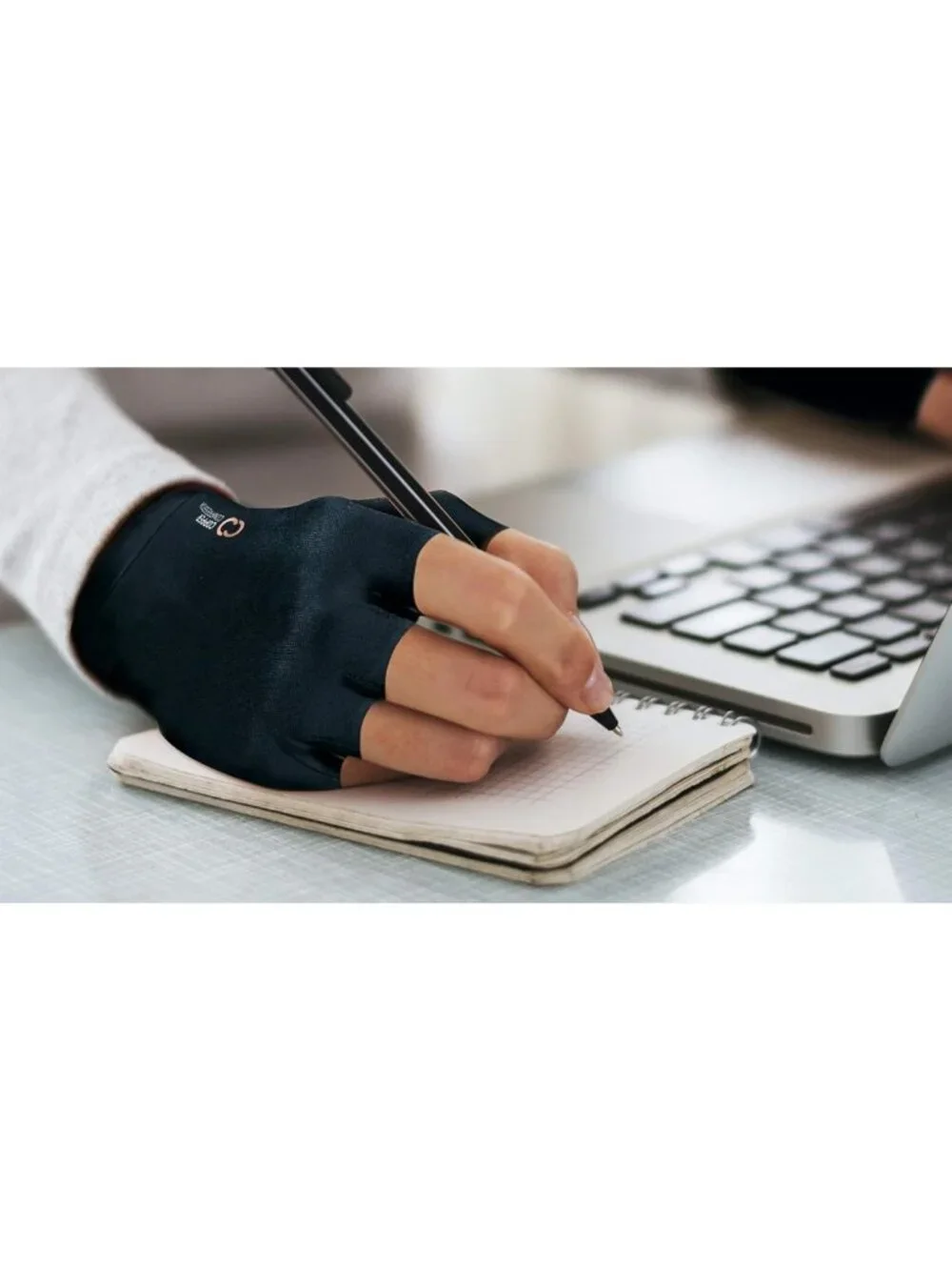 Fingerless Copper Compression Arthritis Gloves for Pain Relief & Hand Support XL